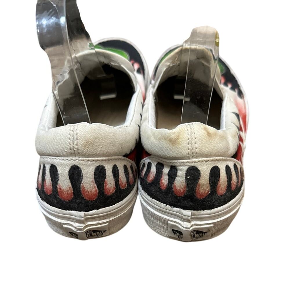 Vans Python Snake Devil Cat? Painted Slip On Snea… - image 4